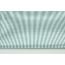 Cotton 100% double-sided sage vichy check 3mm