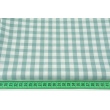 Cotton 100% double-sided sage vichy check 1cm