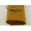 100% plain linen in a tobacco brown color 155g/m2