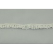 Koronka klockowa elastyczna biała 10mm