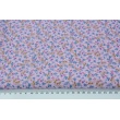 Cotton 100% meadow N1 on a violet background, poplin