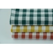 Cotton 100% double-sided, vichy check, ginger, 1cm
