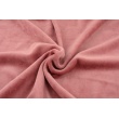 Knitwear velour, lipstick pink