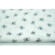 Cotton 100% skulls M on a white background, poplin