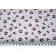 Cotton 100% bunches on a pink background, poplin