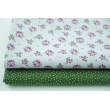 Cotton 100% bunches on a gray background, poplin