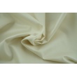 Cotton 100% plain natural, creme sateen