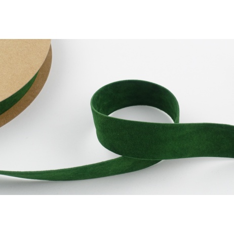 Velvet ribbon 25mm green
