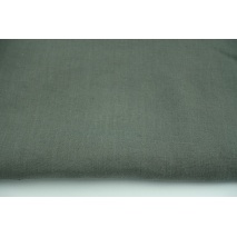 100% plain linen in a smoky gray color 155g/m2