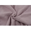 100% cotton, double gauze embroidered A, dirty heather