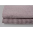 100% cotton, double gauze embroidered A, dirty heather