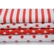 Cotton 100% double-sided red vichy check