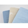 100% linen, blue jeans  (stonewashed)
