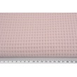 Cotton 100% waffle powder pink Q