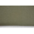Cotton 100% waffle army green Q