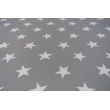 Home Decor, big stars on a gray background 220g/m2 OPTICAL WHITE II quality