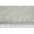 Cotton polka dots 2mm on a light gray background
