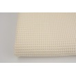 Cotton 100% waffle, natural CZ 160 cm