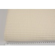 Cotton 100% waffle, natural CZ 160 cm