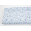 Stretch jacquard blue