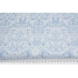 Stretch jacquard blue