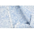Stretch jacquard blue