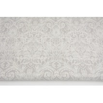 Stretch jacquard gray