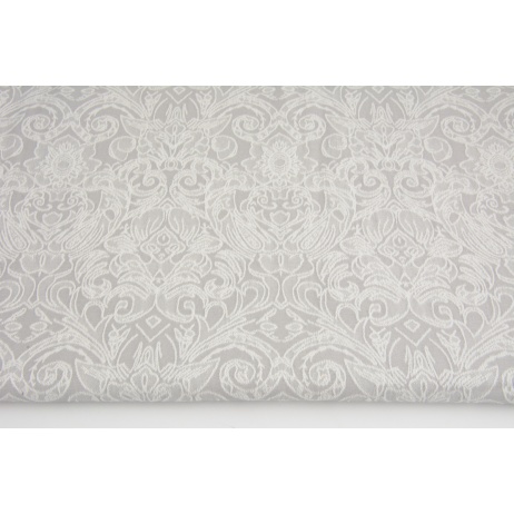 Stretch jacquard gray
