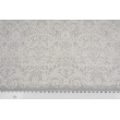 Stretch jacquard gray