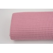 Cotton 100% waffle lipstick pink Q