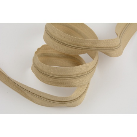 Zipper tape 3mm beige