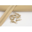 Zipper tape 3mm beige