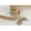 Zipper tape 3mm beige