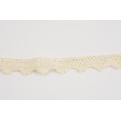 Cotton lace 18mm in a natural color