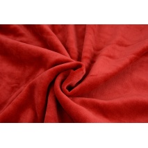 Knitwear velour, red
