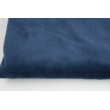 Knitwear velour, navy blue