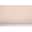 Dimple dot fleece minky whitening pink