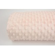 Dimple dot fleece minky whitening pink