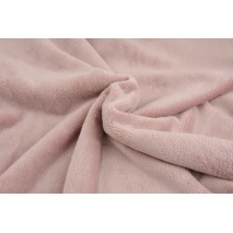Plain light pink fleece minky