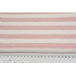 Rib knit fabric dusty pink stripes 17mm/17mm