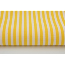 Cotton 100% yellow stripes 5mm