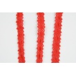 Koronka bawełniana, czerwona 12mm