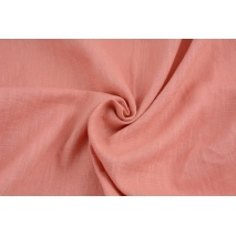 100% linen, coral pink 230 g/m2