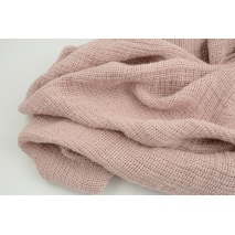 100% linen, powder pink, loosely woven