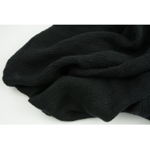 100% linen, black, loosely woven