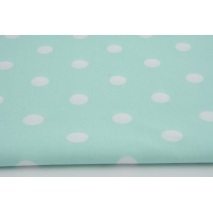Cotton 100% polka dots 17mm on a navy blue background
