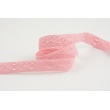 Cotton lace smoky pink 12mm x 5m