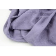 100% cotton, double gauze embroidered, dark lavender