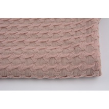 Jacquard pinched knitwear, pink