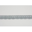Cotton lace 15mm, gray color (wave)